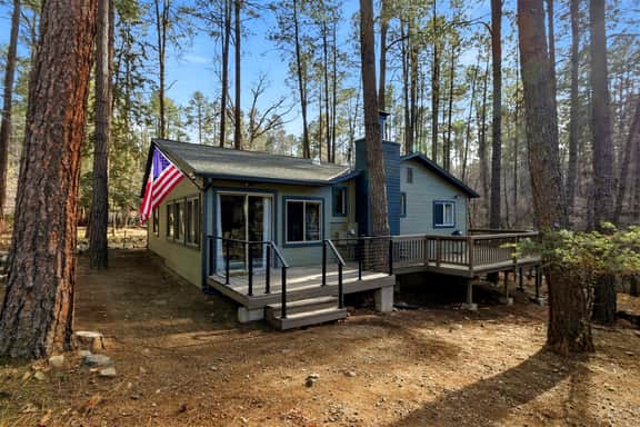 Welcome to your serene forest getaway!